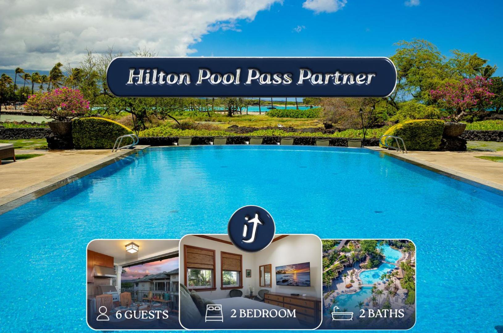 Hilton Pool Pass Included, Kolea - Luxe Penthouse Villa Waikoloa Exterior photo